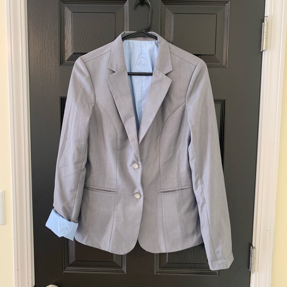 Women's Gray Blazer, Matching Suit